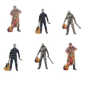 Jason, Michael & Leatherface Ornament Set Version 1
